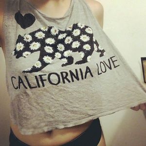 S-M California Love crop top